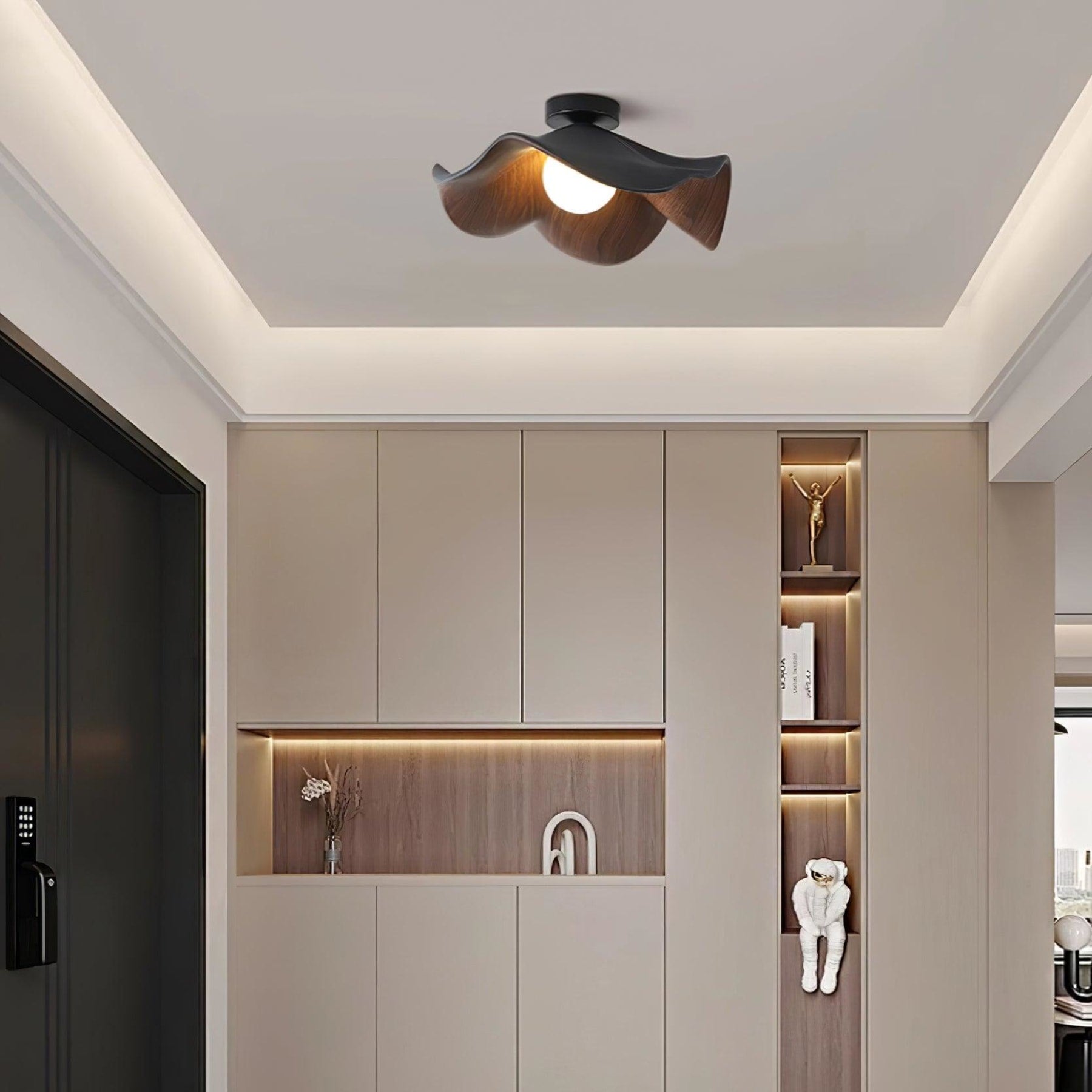 Scandinavian Resin Ceiling Light With Three-Color Light for Living Room — Greenwich Home & Living