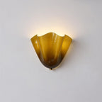 Retro Glass Wall Light With Warm Glow for Living Room and Hallway in Green — Greenwich Home & Living