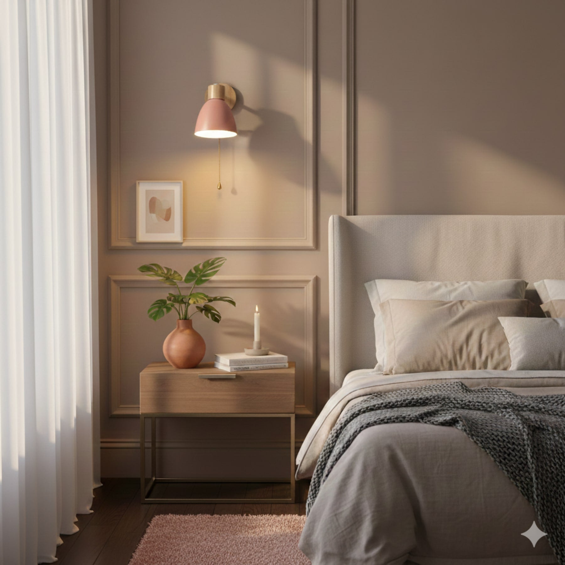 Scandinavian Wood Wall Light for Living Room and Bedroom — Greenwich Home & Living