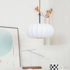 Modern Silk Fabric Pendant Light With Adjustable Color Temperature — Greenwich Home & Living