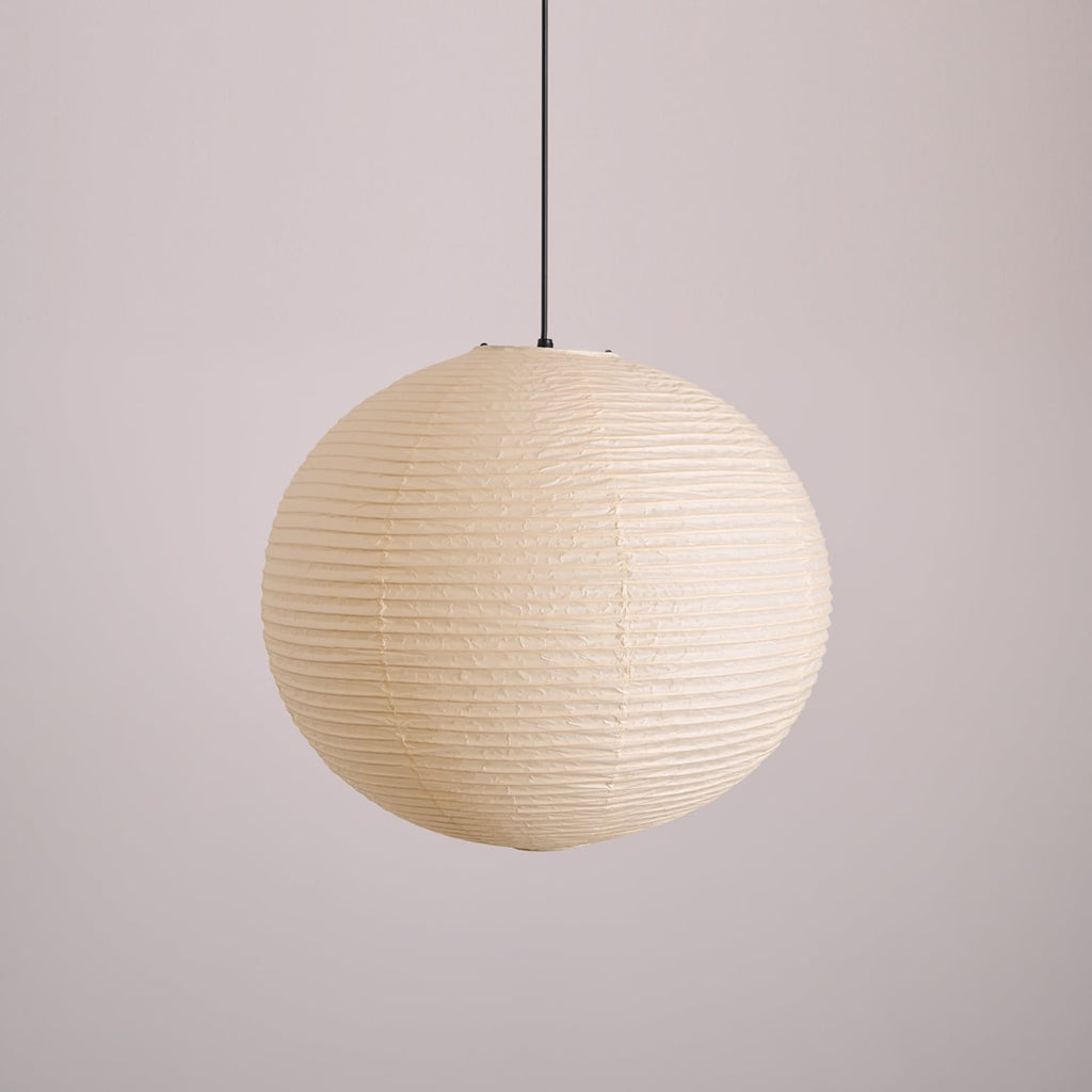Minimalist Round Lantern Pendant Light With Warm Bulb Included for Living Room — Greenwich Home & Living
