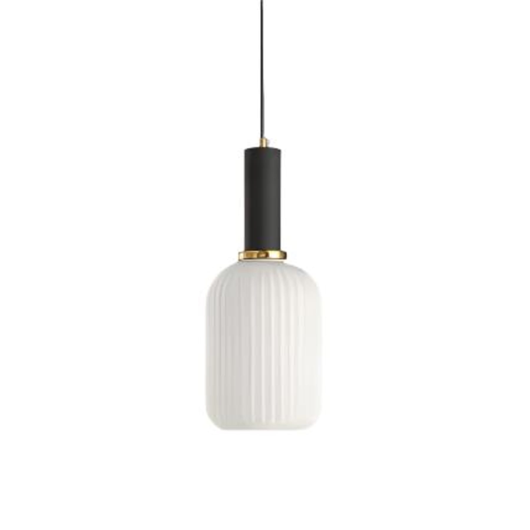 Contemporary Glass Pendant Light for Living and Dining Rooms in White — Greenwich Home & Living