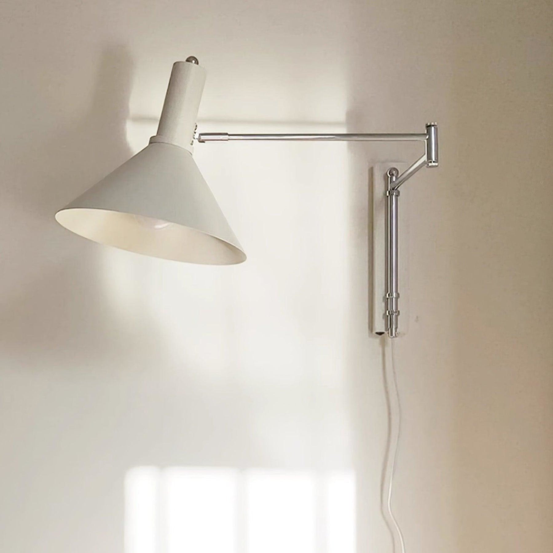 Retro Metal Wall Light With Tri-Color Lighting for Bedroom — Greenwich Home & Living