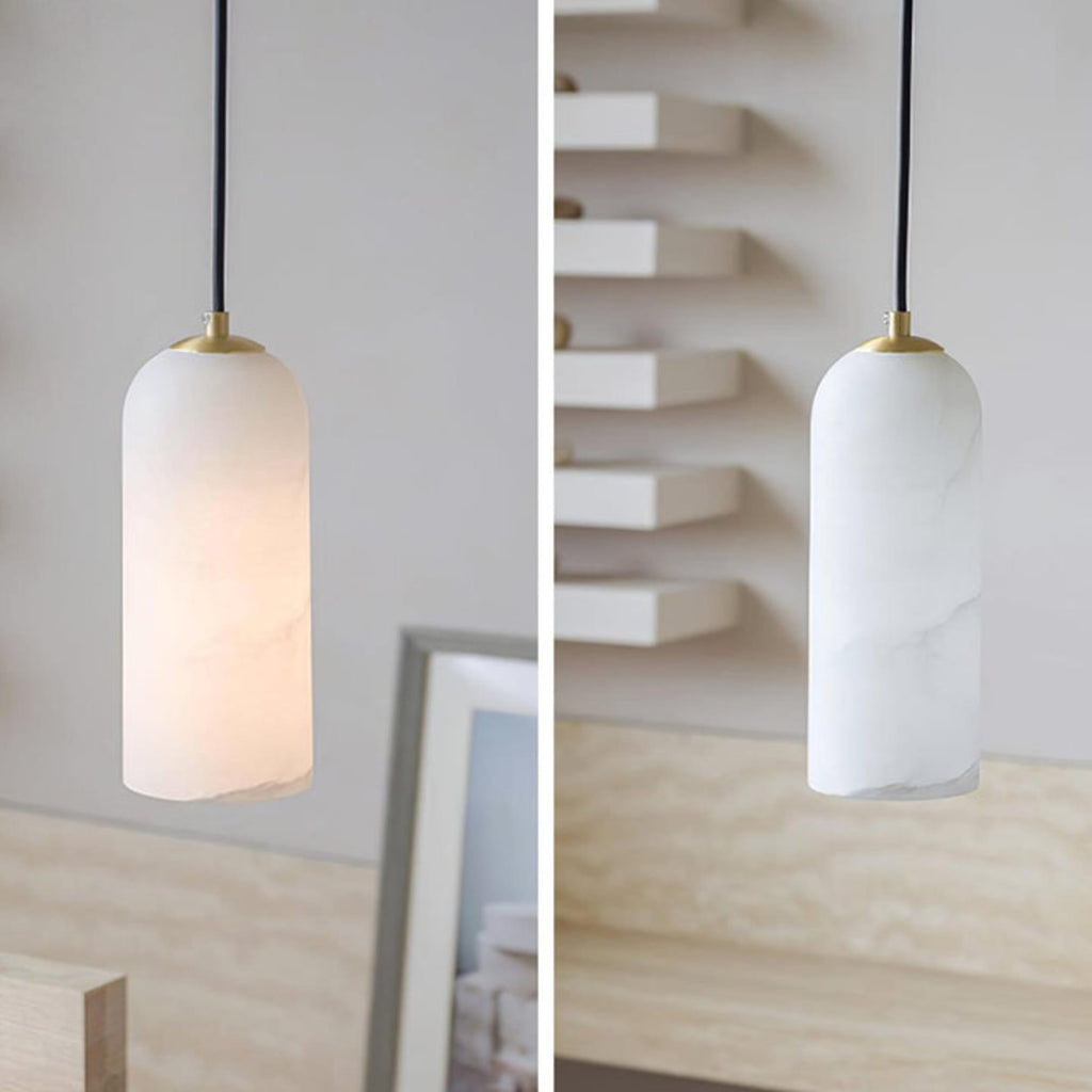 Contemporary Marble Pendant Light for Living Room and Dining Room — Greenwich Home & Living