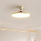 Retro Iron and Acrylic Semi-Flush Ceiling Light With Dimmable Color — Greenwich Home & Living