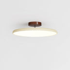 Retro Metal Semi-Flush Mount Ceiling Light With Three-Color Light — Greenwich Home & Living