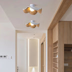 Scandinavian Resin Ceiling Light With Three-Color Light for Living Room — Greenwich Home & Living