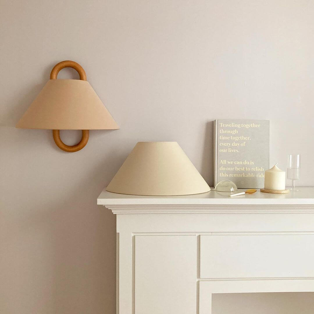 Modern Wood Wall Sconce With Warm LED Glow — Greenwich Home & Living