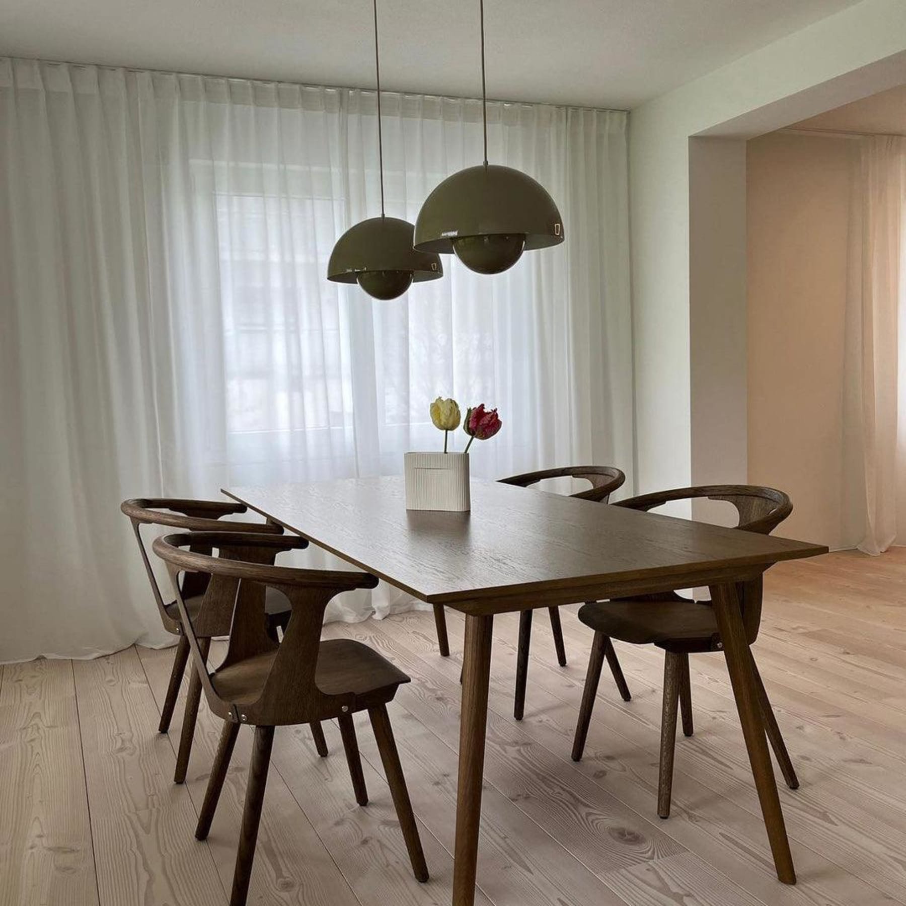 Modern Metal Pendant Light With Adjustable Color Temperature — Greenwich Home & Living
