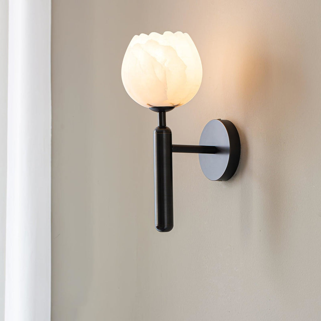 Contemporary Iron and Glass Wall Light With Dual Color Temperature — Greenwich Home & Living