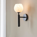 Contemporary Iron and Glass Wall Light With Dual Color Temperature — Greenwich Home & Living