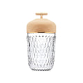 Contemporary Glass Table Lamp With Adjustable Color Temperature in Gold Brown — Greenwich Home & Living
