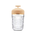 Contemporary Glass Table Lamp With Adjustable Color Temperature in Gold Brown — Greenwich Home & Living