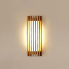 Contemporary Acrylic and Wood Wall Light With Tri-Color Lighting — Greenwich Home & Living