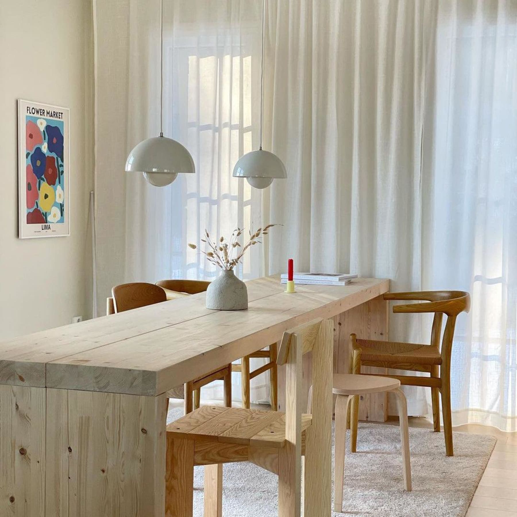Modern Metal Pendant Light With Adjustable Color Temperature — Greenwich Home & Living