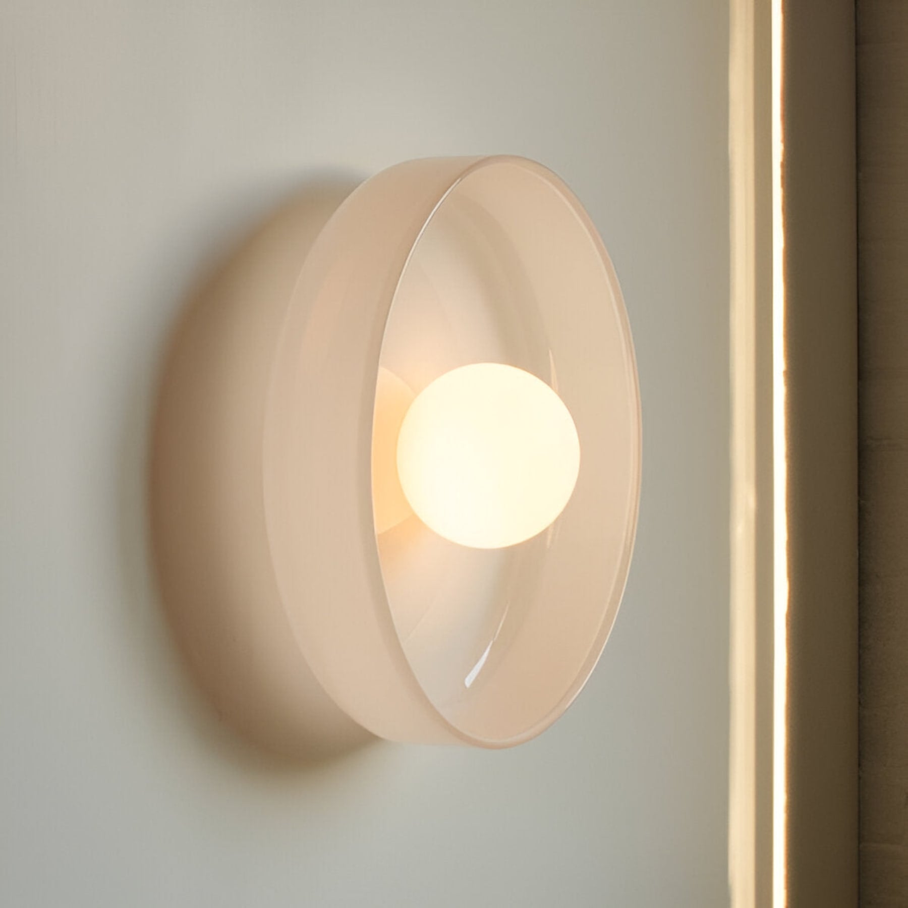 Contemporary Glass Bowl Ceiling Light for Living Room — Greenwich Home & Living