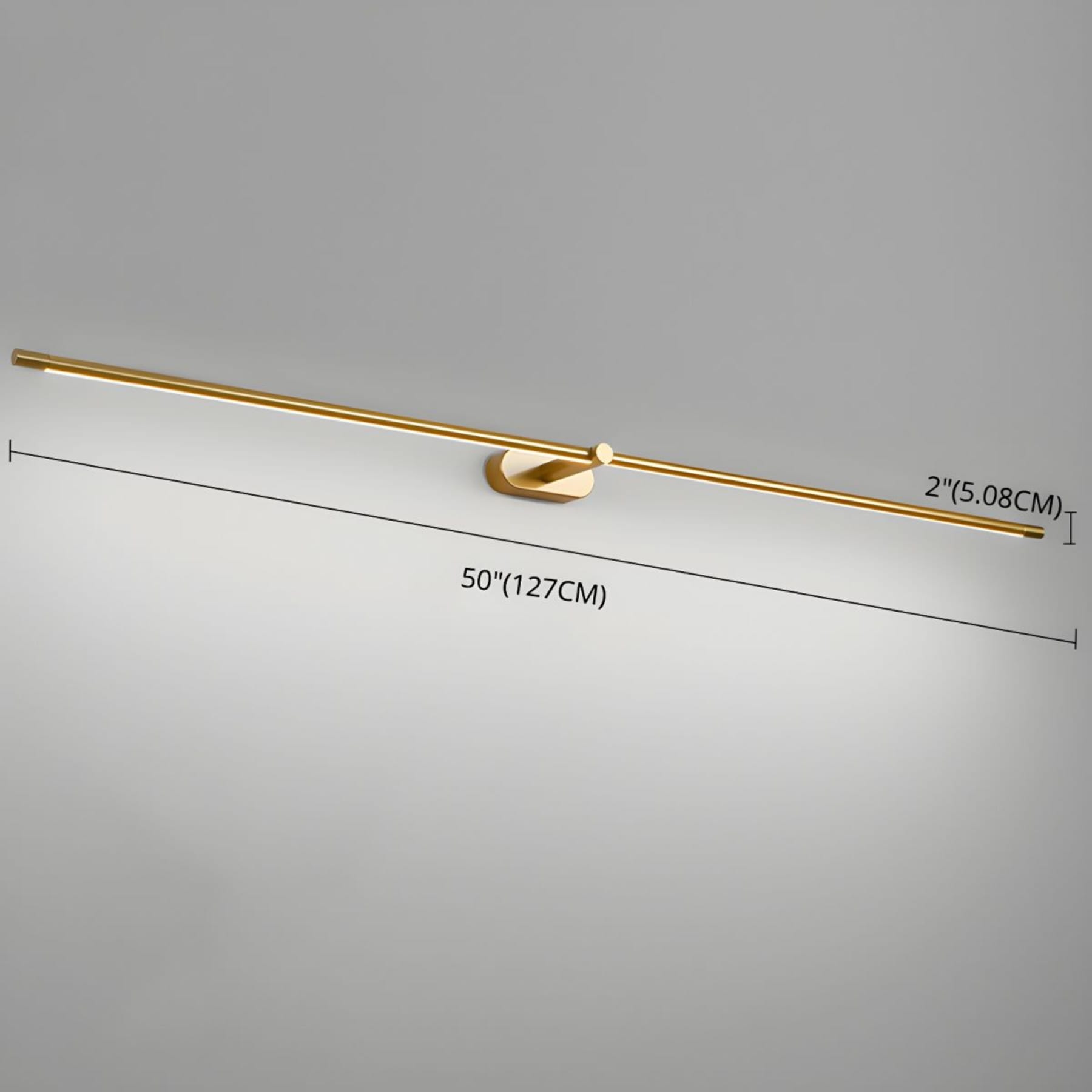 Minimalist Metal Wall Light With Adjustable Color Temperature — Greenwich Home & Living