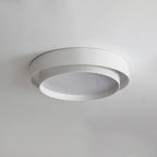 Minimalist Metal Flush Mount Ceiling Light With Bright Daylight LED — Greenwich Home & Living