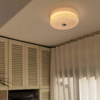 Retro Glass Flush Mount Ceiling Light With Adjustable Color Temperature — Greenwich Home & Living
