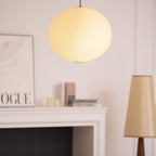 Minimalist Round Lantern Pendant Light With Warm Bulb Included for Living Room — Greenwich Home & Living