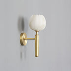 Contemporary Iron and Glass Wall Light With Dual Color Temperature — Greenwich Home & Living