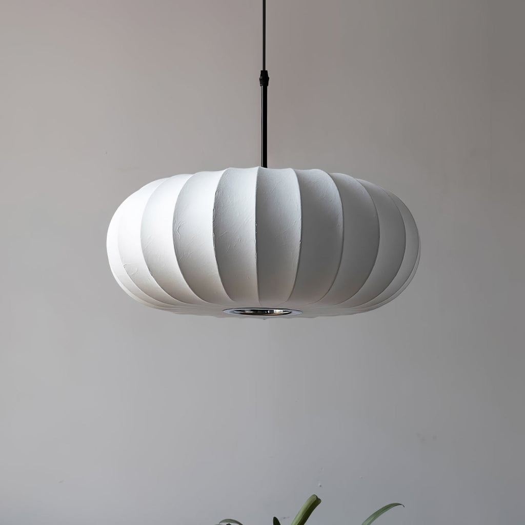 Modern Silk Fabric Pendant Light With Adjustable Color Temperature — Greenwich Home & Living