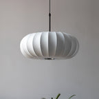 Modern Silk Fabric Pendant Light With Adjustable Color Temperature — Greenwich Home & Living