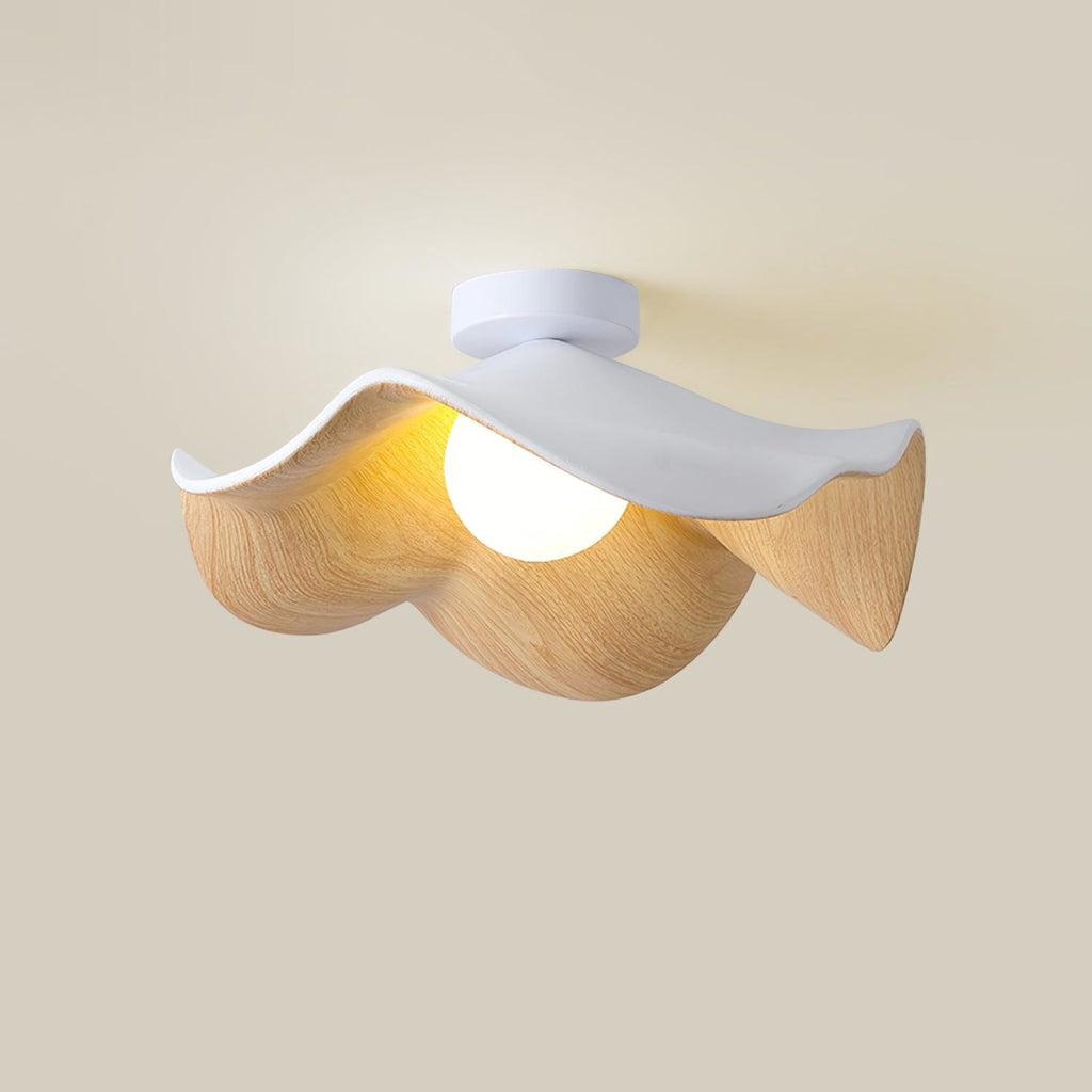 Scandinavian Resin Ceiling Light With Three-Color Light for Living Room — Greenwich Home & Living