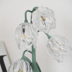Contemporary Glass Table Lamp With USB Power for Living Room and Bedroom — Greenwich Home & Living