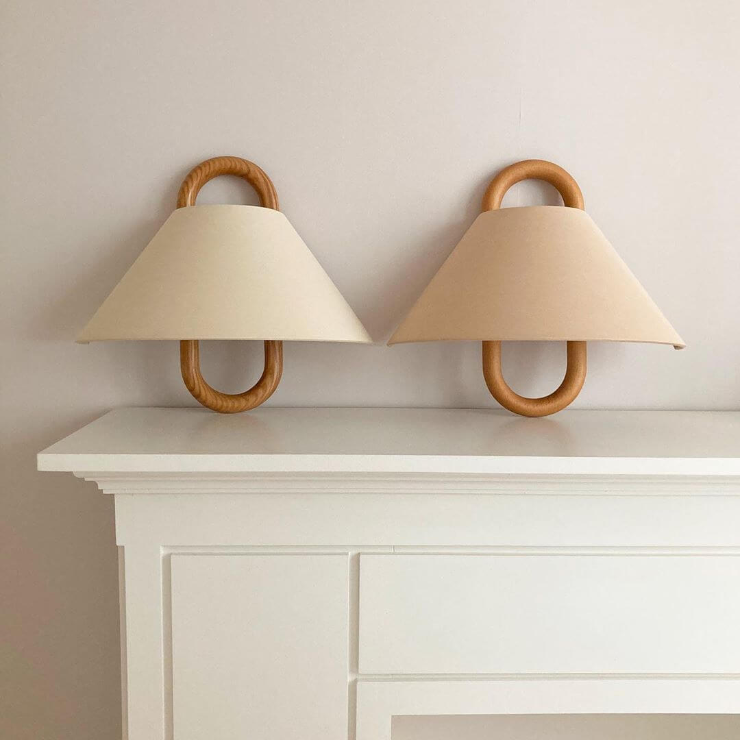 Modern Wood Wall Sconce With Warm LED Glow — Greenwich Home & Living