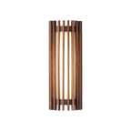 Contemporary Acrylic and Wood Wall Light With Tri-Color Lighting — Greenwich Home & Living