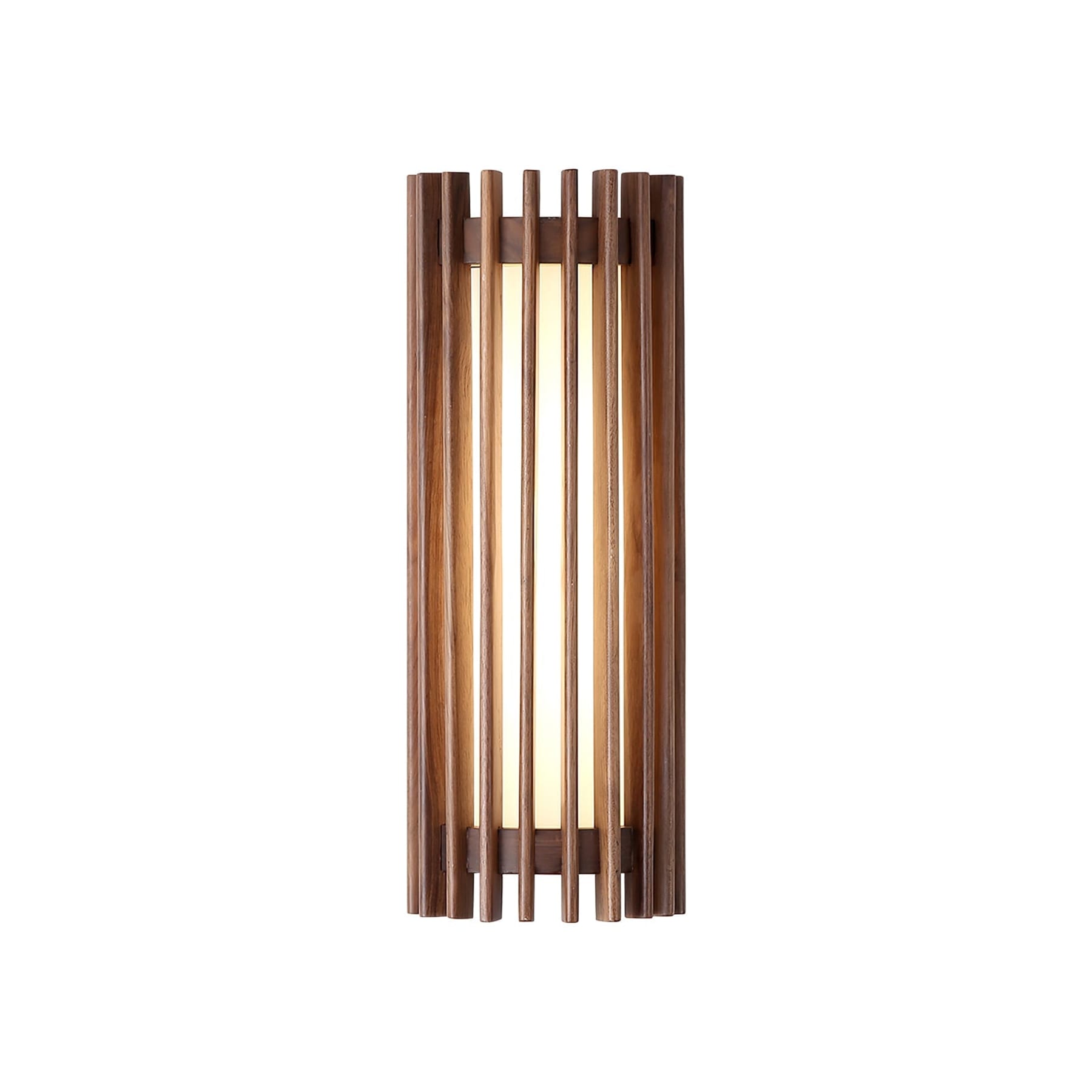 Contemporary Acrylic and Wood Wall Light With Tri-Color Lighting — Greenwich Home & Living