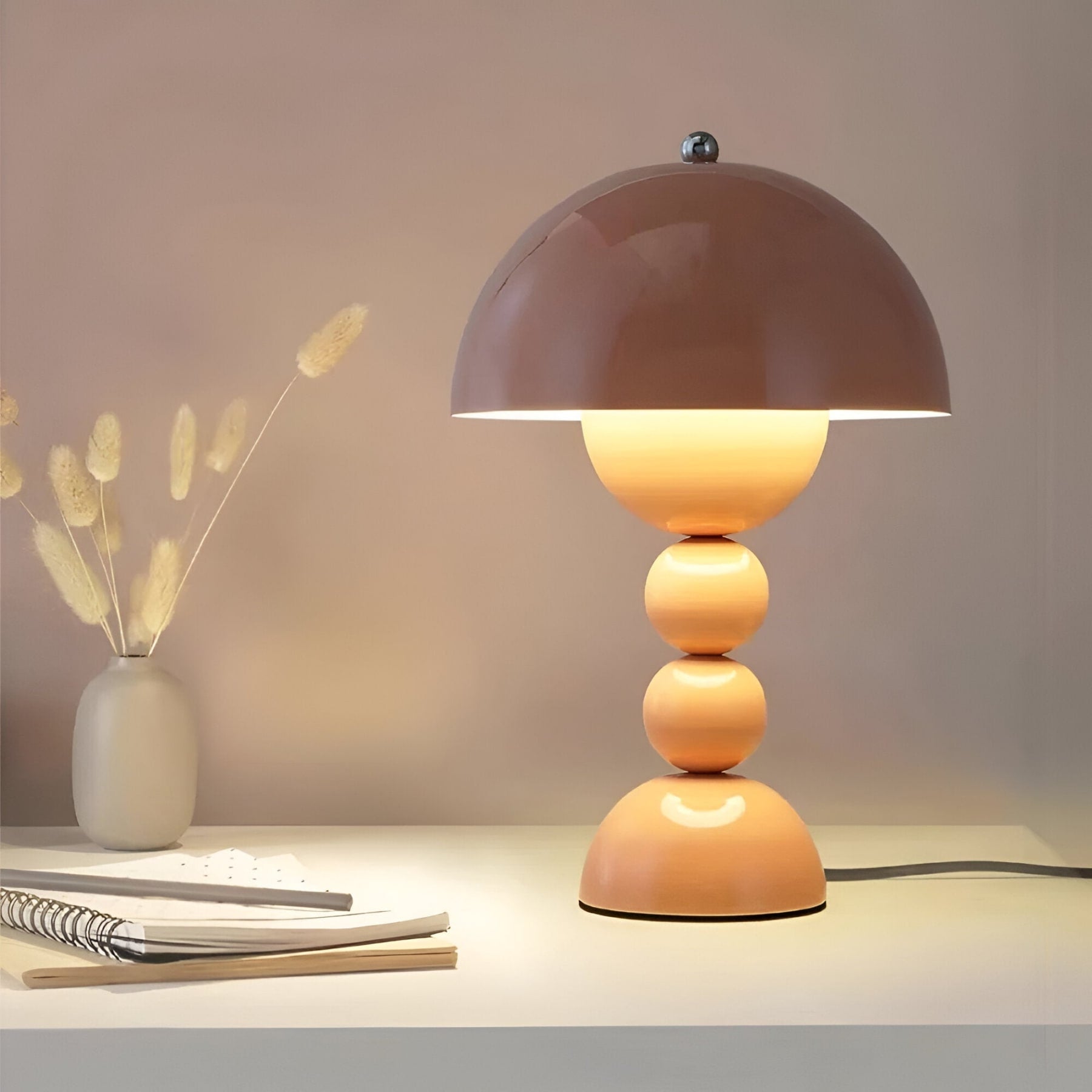 Modern Matte Metal Table Lamp for Living Room and Bedroom — Greenwich Home & Living