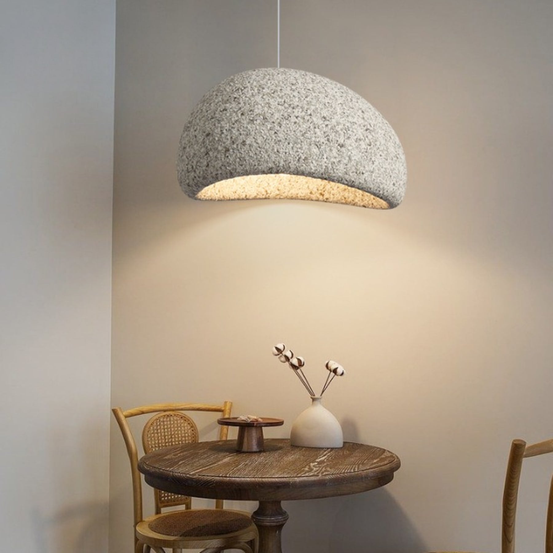 Minimalist Polystyrene Pendant Light for Living Room and Dining Room — Greenwich Home & Living