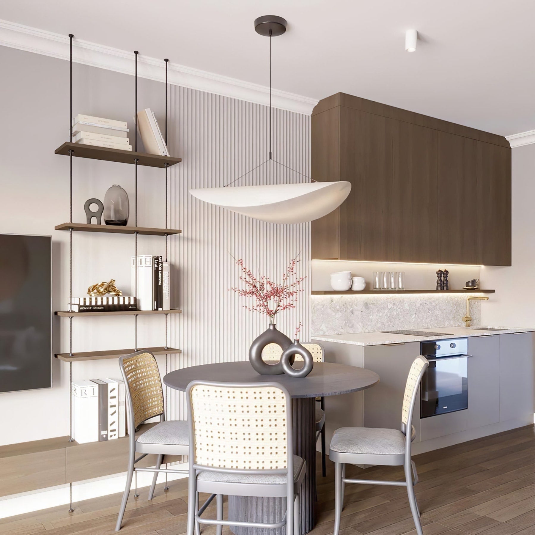 Minimalist Pendant Light With Stepless Dimming for Living and Dining Rooms — Greenwich Home & Living