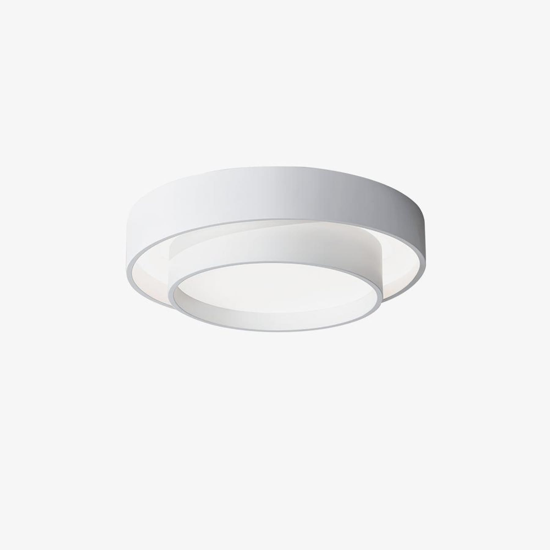 Minimalist Metal Flush Mount Ceiling Light With Bright Daylight LED — Greenwich Home & Living