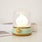 Matte Plastic Cordless Table Lamp With Warm White Light for Bedroom — Greenwich Home & Living