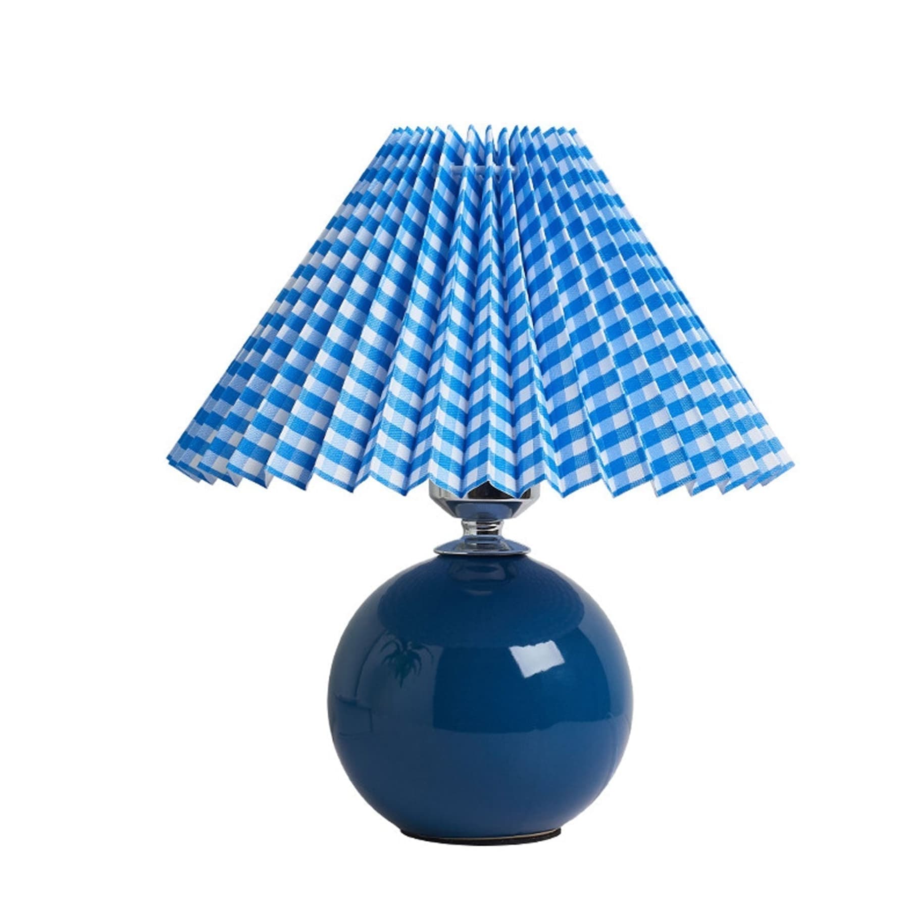 Contemporary Ceramic Table Lamp With Fabric Shade for Living Room — Greenwich Home & Living