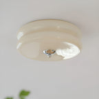 Retro Glass Flush Mount Ceiling Light With Adjustable Color Temperature — Greenwich Home & Living