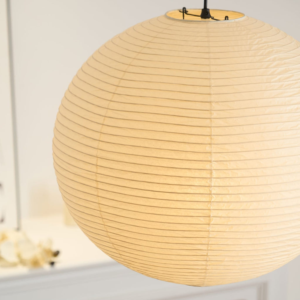 Minimalist Round Lantern Pendant Light With Warm Bulb Included for Living Room — Greenwich Home & Living