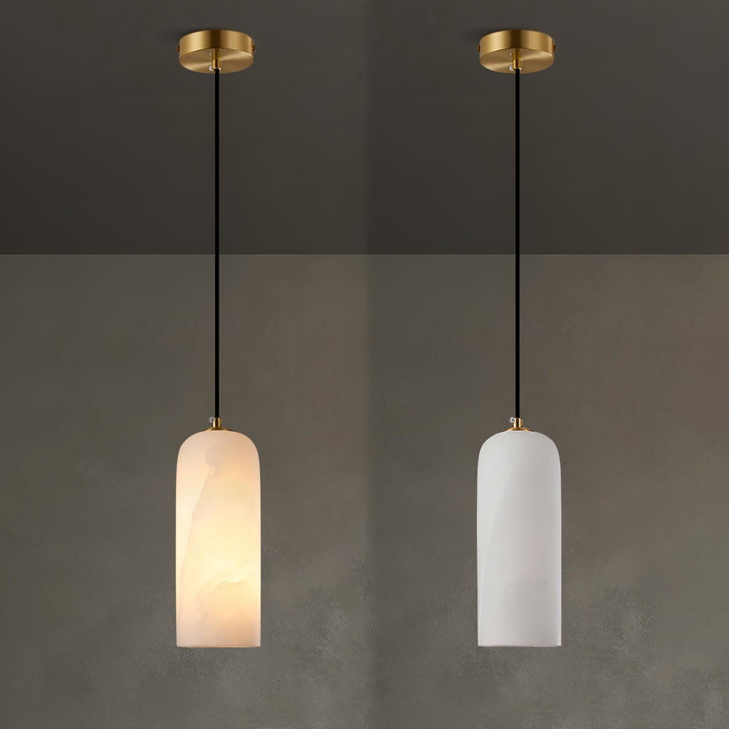 Contemporary Marble Pendant Light for Living Room and Dining Room — Greenwich Home & Living