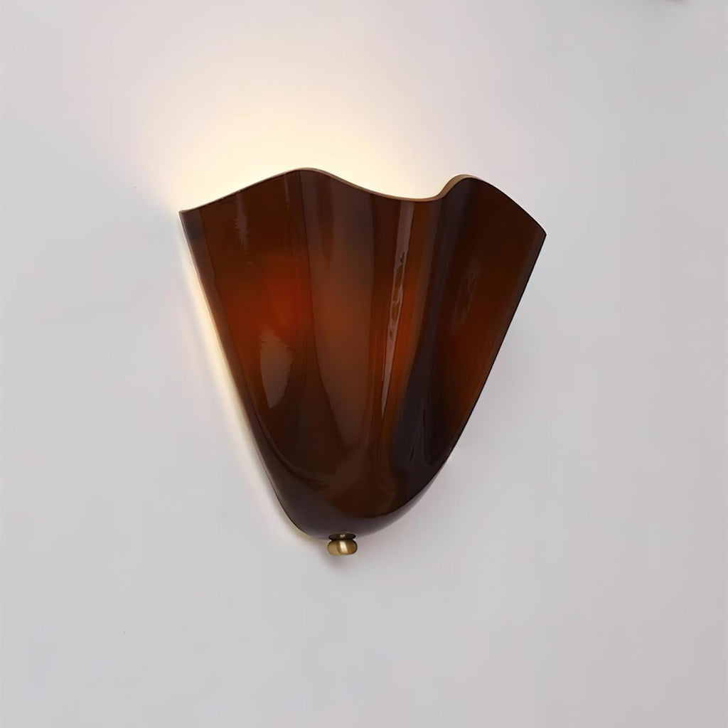 Retro Glass Wall Light With Warm Glow for Living Room and Hallway — Greenwich Home & Living