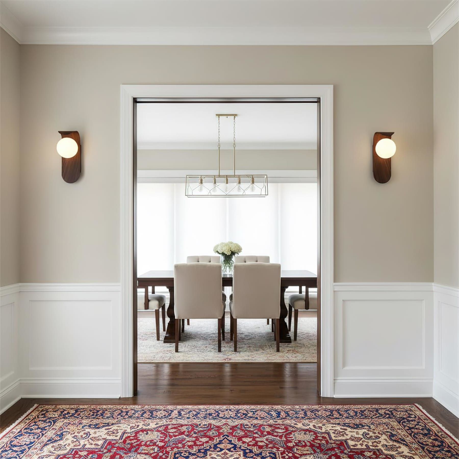 Minimalist Wood Wall Light With Tri-Color Changing Glow — Greenwich Home & Living