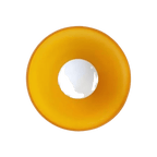 Contemporary Glass Bowl Ceiling Light for Living Room in Yellow — Greenwich Home & Living