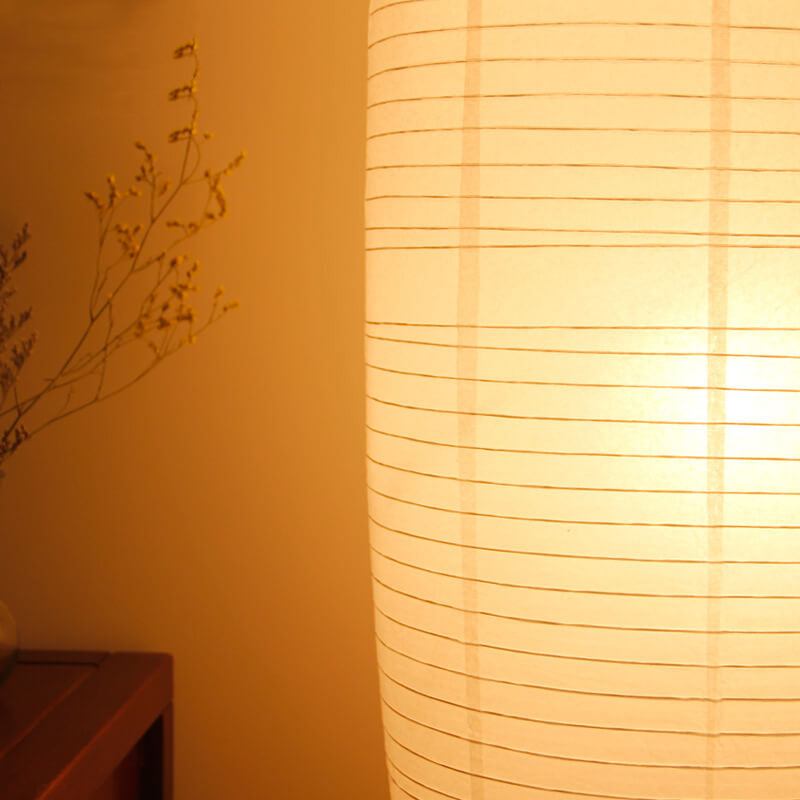 Modern Paper Floor Lamp With Three-Color Glow — Greenwich Home & Living