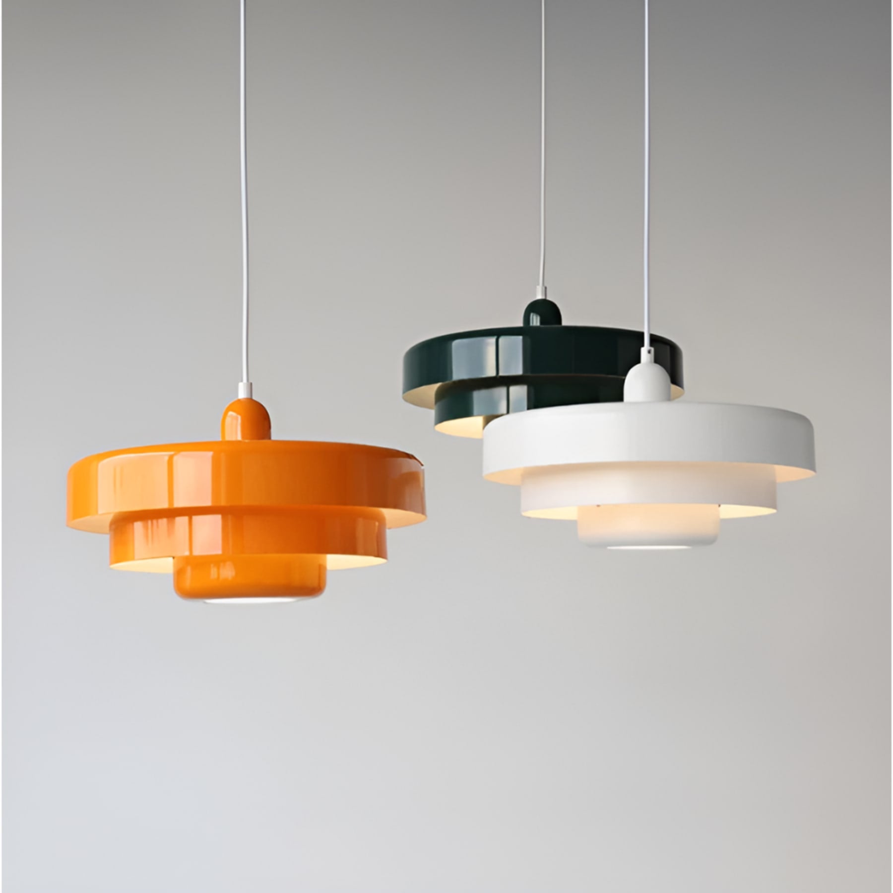 Retro Glass Pendant Light With Warm White Glow For Living And Dining Rooms — Greenwich Home & Living