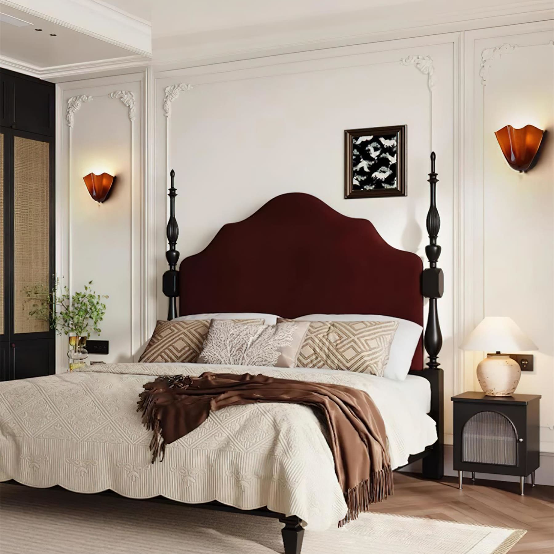 Retro Glass Wall Light With Warm Glow for Living Room and Hallway — Greenwich Home & Living
