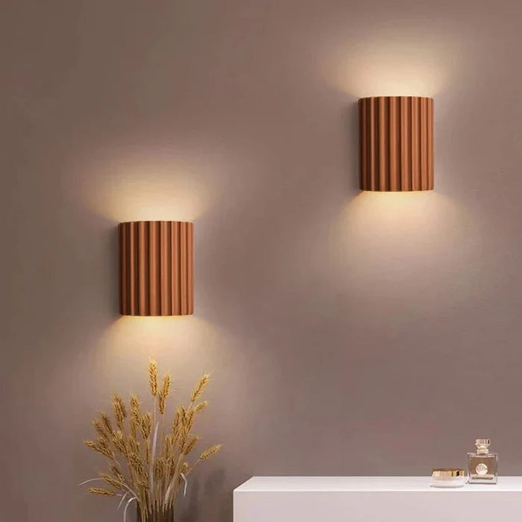 Minimalist Resin Wall Light With Tri-Color Lighting — Greenwich Home & Living