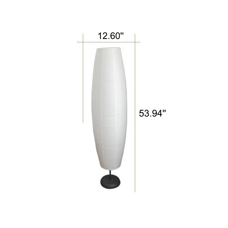 Modern Paper Floor Lamp With Three-Color Glow — Greenwich Home & Living