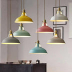 Industrial Metal Pendant Light With Warm Glow for Kitchen and Dining Room — Greenwich Home & Living